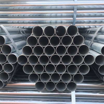 Hot Dipped Galvanized Erw Steel Pipe Gi Carbon Steel ASTM A500 For Greenhouse